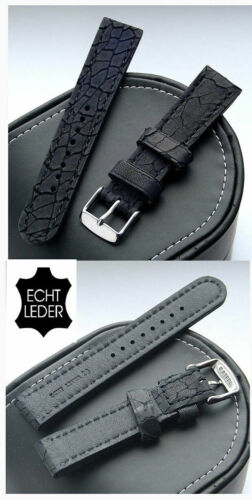 Echt leder uhrenarmband - leder,