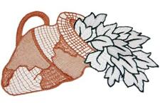 PLAUENER SPITZE Fensterbild Fensterdekoration MEDITERRAN Fensterschmuck Sommer