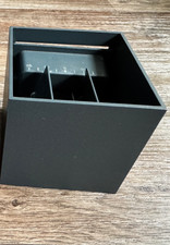 Nr. 209 Metzler Wandleuchte Up-Down-Light Cube mit Bewegungsmelder RAL 7016 2St.