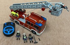 Playmobil Feuerwehr  - Leiterfahrzeug Leiterwagen 9463 + RC Modul 2.4 GHz