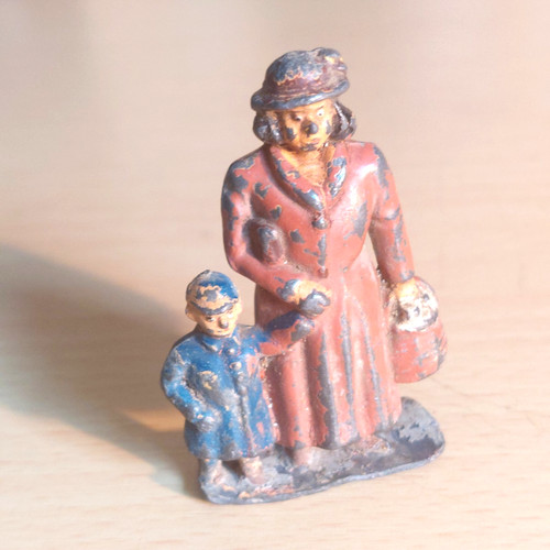 Sehr alte figur metall - sehr, figur,
