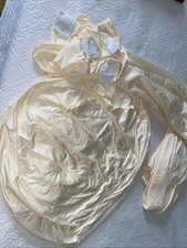 Stehtischhussen vanille farben 3 Stück D 60 cm 4 Beine