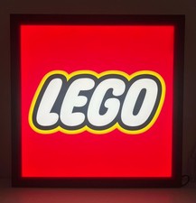 Leuchtendes Lego-Schild Mit