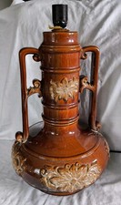 Vintage große keramik - keramik, lampe
