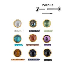1,2mm Titan Stecksystem Labret