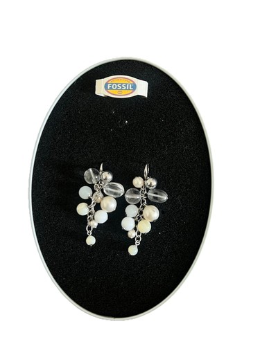 Fossil ohrringe aus stahl mit - aus,