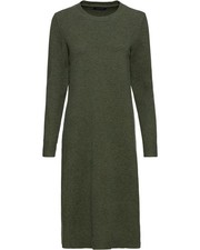 Highmoor Strickkleid mit Rundhals midi Strickkleider Rundhalsausschnitt