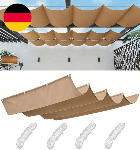 Einziehbares sonnensegel - einziehbares,
