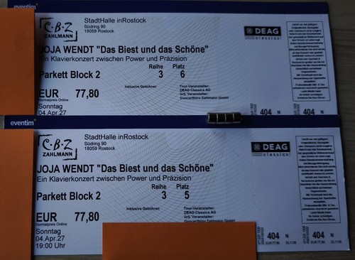 Konzertkarten tickets joja - ,