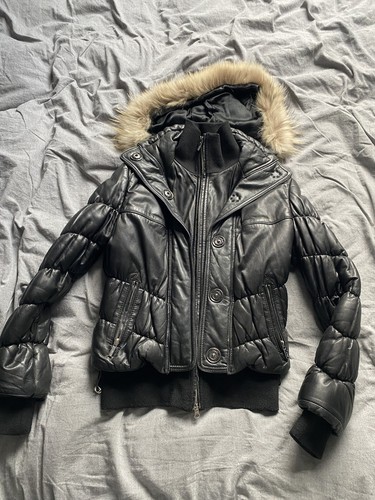 Echtleder arma winterjacke - echtleder,