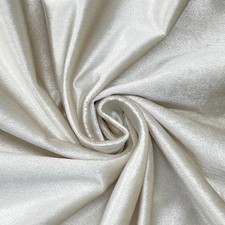 ELFENBEIN/CREME Plüsch Samt