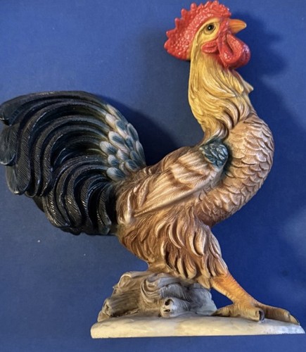 Deko hahn aus marmorpulver - aus,