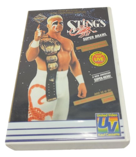Wcw sting superbrawl vhs - 🔥wcw,