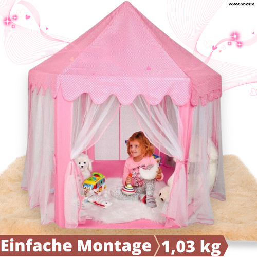 Spielzelt kinder mädchen - mädchen, rosa