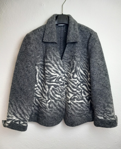 Lucia jacke grau weiß - jacke,