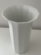 Porzellan Vase Rosenthal Studio Linie Polygon Weiß