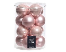 16 Weihnachtskugeln 8cm Glas Christbaumkugeln Anhänger Weihnachtsbaumschmuck uni