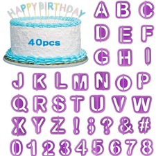 Buchstaben Ausstecher Fondant