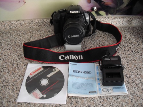 Canon eos 450d 2mp digitale - canon, 12,2mp