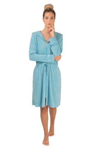 Damen bademantel badejacke - bademantel, mit