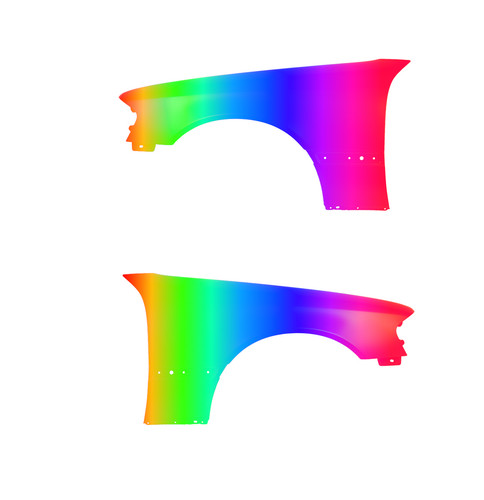 Kotflügel rechts und - und, links