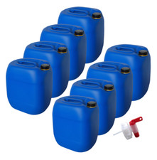 8 x 30 L blau Wasserkanister