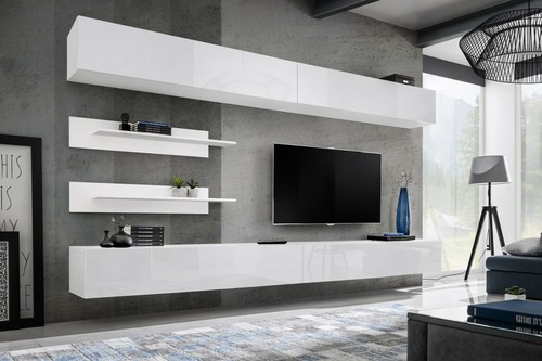 Anbauwand wohnwand wohnzimmer - anbauwand,