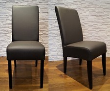 Dunkelbraun Echtleder Stühle