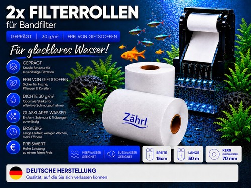 Filterrolle xxl 15cm - 2x,