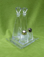 Menage Essig Öl Salz Pfeffer