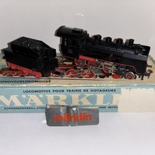 Märklin H0 3003 Dampflok BR 24058 analog Version ca 1959-62 mit Handschalter OVP