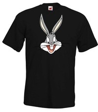 Youth Designz Bunny Bugs Herren T-Shirt Print Logo Cartoon Nerd Zeichentrick Fun