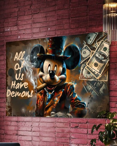 Leinwand bilder micky maus - leinwand,