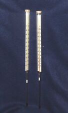 2 x Stockthermometer, Laborthermometer,  -5 bis +105°C, rote Füllung, Hg-frei