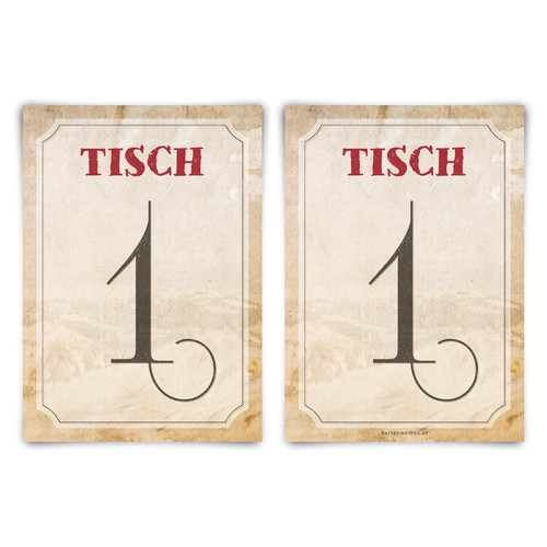 Hochzeit tischnummer - hochzeit,