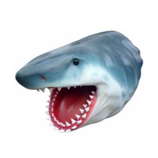HAI KOPF lebensgroß HAIFISCH SHARK Deko Tier Figur MEERESTIERE zum Aufhängen