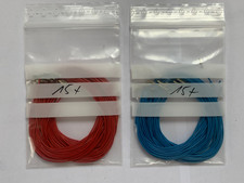 N Fleischmann Set 30 Schienenverbinder 9404 mit Drähten Rot Blau piccolo Gleise