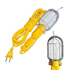 TRAGBARE 24 LED ARBEITSLAMPE 10 MT KABEL HAKEN MECHANISCHE ARBEIT ELEKTROAUTO