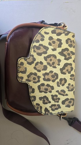 Tasche echtleder leopard gelb - leopard,