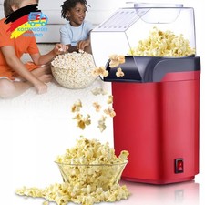 Heißluft Popcornmaschine fettfrei Retro Popcorn Maker Kino Popcornautomat 1200W
