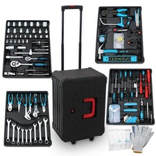 Werkzeugkasten Werkzeugkoffer Werkzeugtrolley mit Schubladen 1200tlg Bituxx®