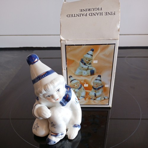 Keramik clown figur - clown,