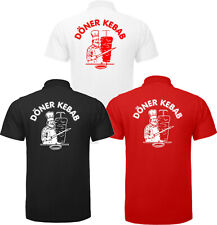 Funshirt Funpolo Döner Kebap Imbiss Pommes Essen Grill Pizza Herren Dönerbude