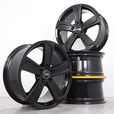 Alufelgen Audi A3 S3 8V 18Zoll Original Felgen Satz 8V0601025DL 8x18ET46 schwarz