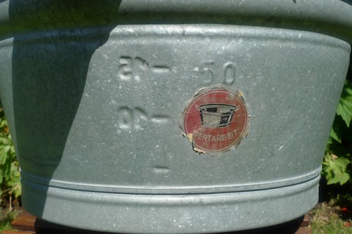 Alte ovale 50er zinkwanne - alte,,