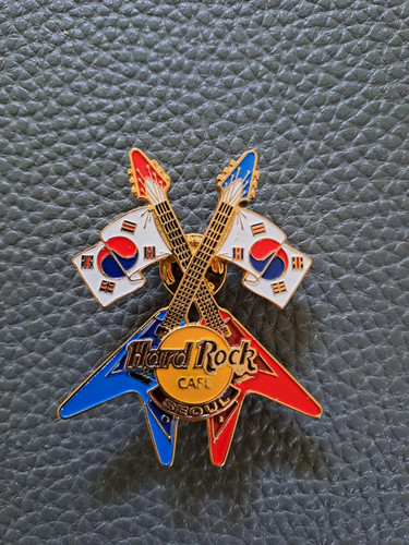 Hard rock cafe pin seoul - rock,