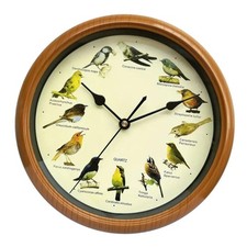 Singende Vogel-Wanduhr, moderne dekorative Wanduhr für Büro, Küche, Zuhause
