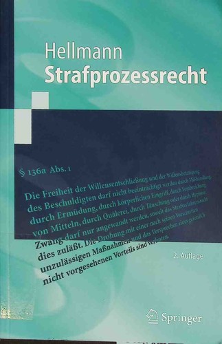 Strafprozessrecht
