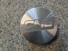 CMS 35M004 Nabendeckel Nabenkappen Logo Alu Grau ca. 60mm Deckneu 49