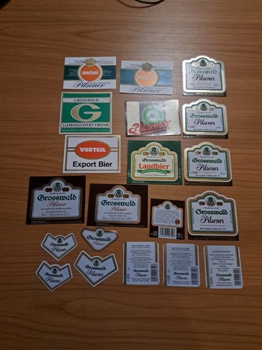 Bieretiketten grosswald - ☆☆bieretiketten,